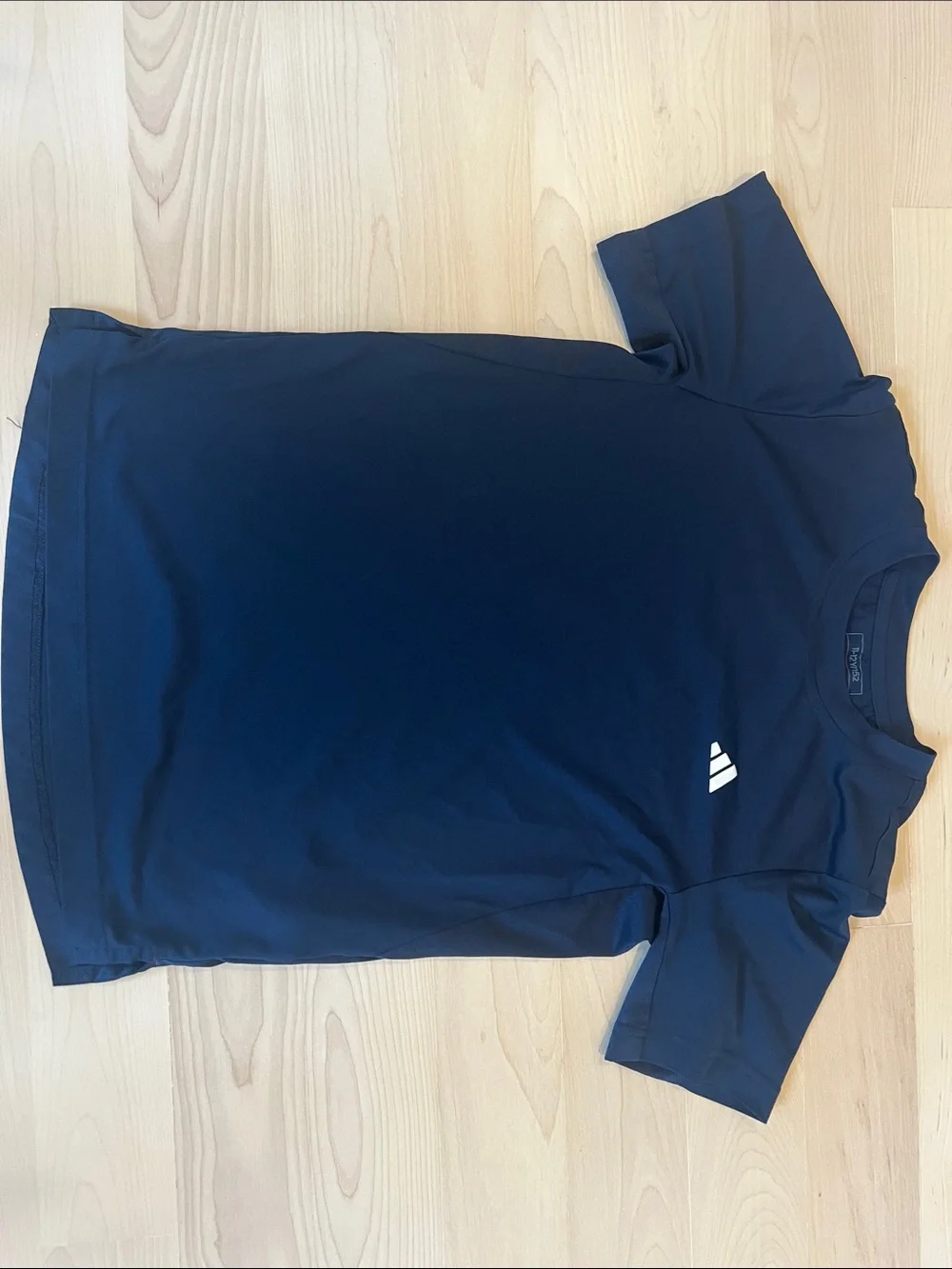 adidas Navy Short-Sleeve Performance Tee like new